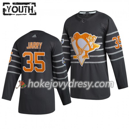Dětské Hokejový Dres Pittsburgh Penguins Tristan Jarry 35  Šedá Adidas 2020 NHL All-Star Authentic